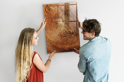 Magnetic erase board Stump Cross Section