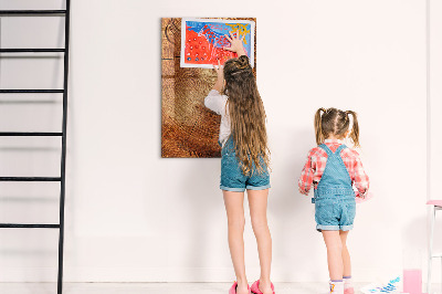 Magnetic erase board Stump Cross Section