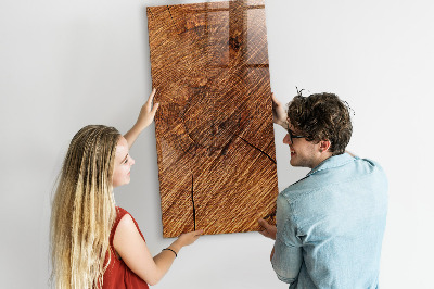 Magnetic writing board Warm Tone Wood