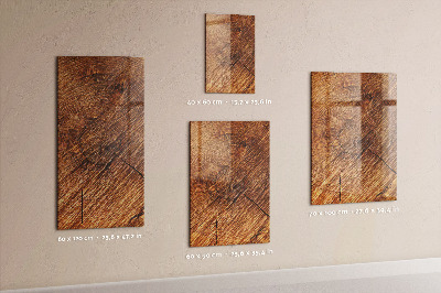 Magnetic writing board Warm Tone Wood