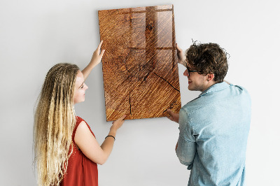Magnetic writing board Warm Tone Wood