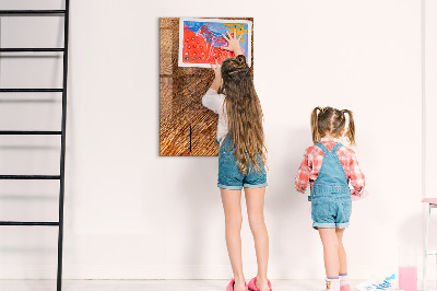 Magnetic writing board Warm Tone Wood