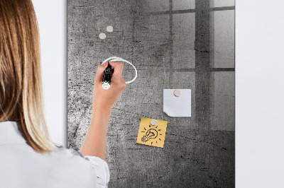 Magnetic erase board Scratched Metal