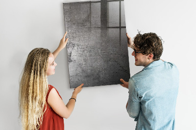 Magnetic erase board Scratched Metal