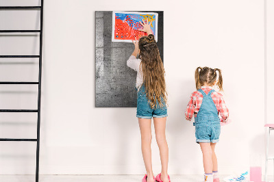 Magnetic erase board Scratched Metal