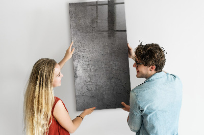 Magnetic erase board Scratched Metal