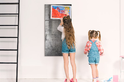 Magnetic Dry Erase Board Scratched Metal