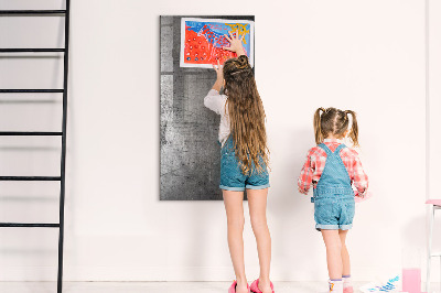 Magnetic erase board Scratched Metal