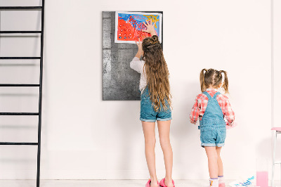 Magnetic Dry Erase Board Scratched Metal