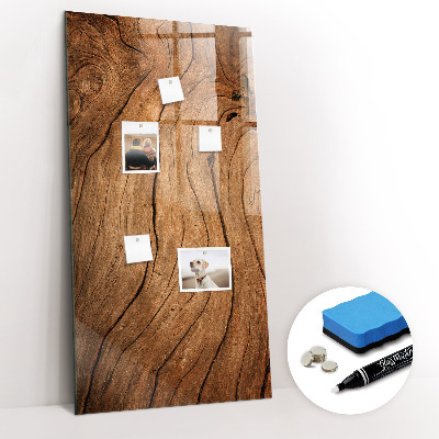 Magnetic writing board Old Wood