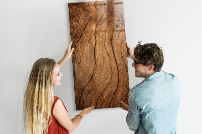 Magnetic Board with Magnets Old Wood