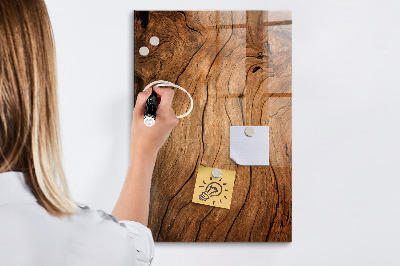 Magnetic writing board Old Wood