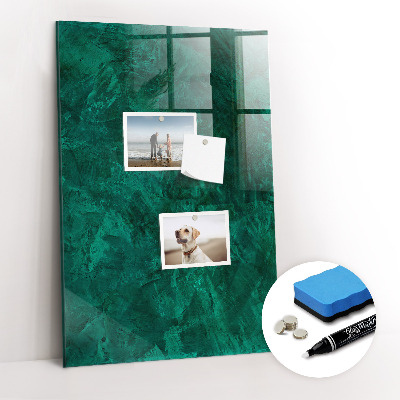 Magnetic Board with Magnets Emerald Block