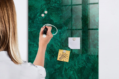 Magnetic Board with Magnets Emerald Block