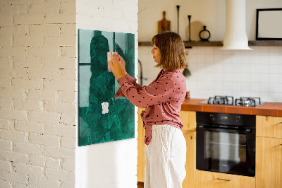 Magnetic Board with Magnets Emerald Block