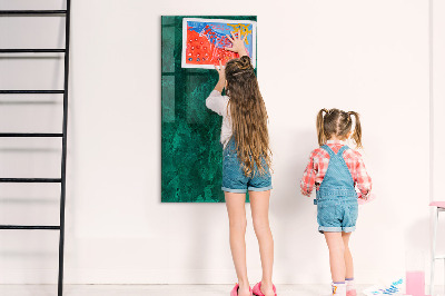 Magnetic Board with Magnets Emerald Block