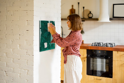 Magnetic Board with Magnets Emerald Block