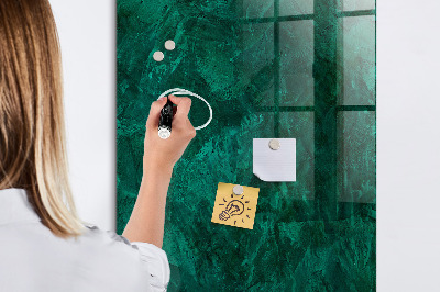 Magnetic Board with Magnets Emerald Block