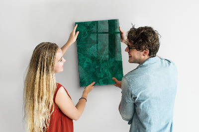 Magnetic Board with Magnets Emerald Block