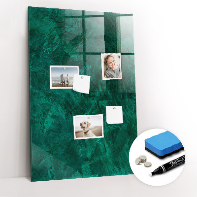 Magnetic Board with Magnets Emerald Block