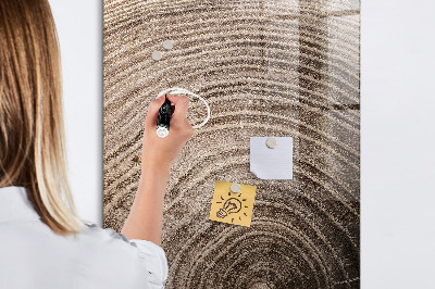 Magnetic erase board Wood Grain