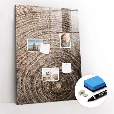 Magnetic erase board Wood Grain