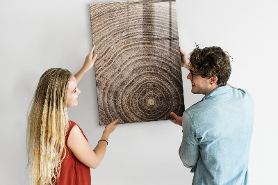 Magnetic erase board Wood Grain