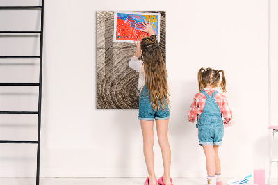 Magnetic erase board Wood Grain