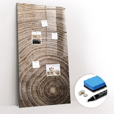 Magnetic erase board Wood Grain