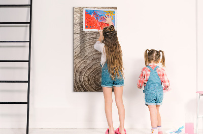 Magnetic erase board Wood Grain