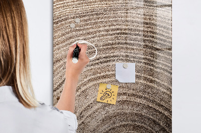 Magnetic erase board Wood Grain