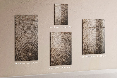 Magnetic erase board Wood Grain