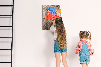 Magnetic erase board Wood Grain