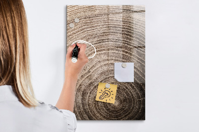 Magnetic erase board Wood Grain