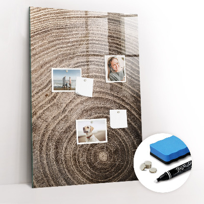 Magnetic erase board Wood Grain