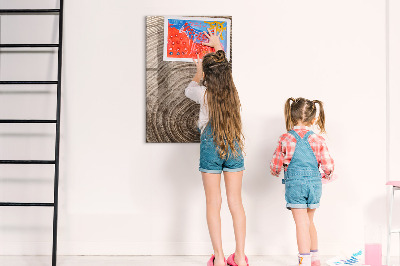 Magnetic erase board Wood Grain