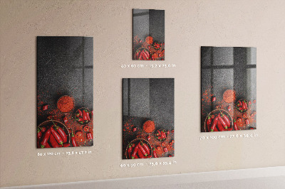 Magnetic writing board Ground Paprika