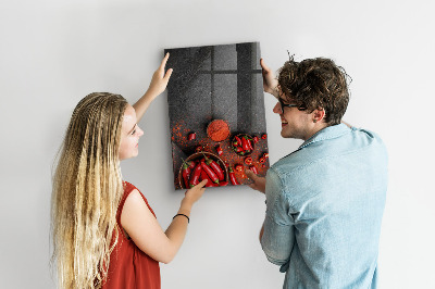 Magnetic writing board Ground Paprika
