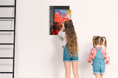 Magnetic writing board Ground Paprika