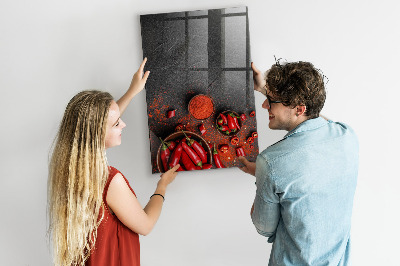 Magnetic writing board Ground Paprika