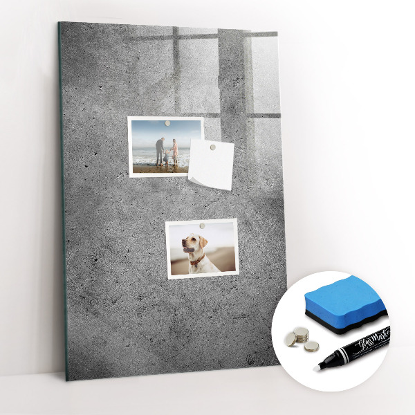 Magnetic erase board Concrete