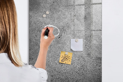 Magnetic erase board Concrete