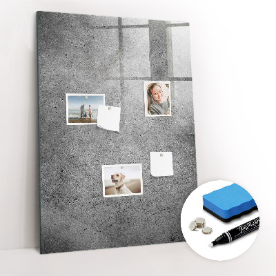Magnetic erase board Concrete