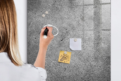 Magnetic erase board Concrete
