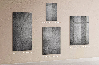 Magnetic erase board Concrete