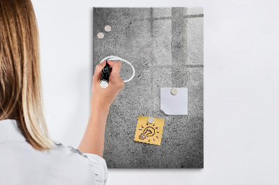 Magnetic erase board Concrete