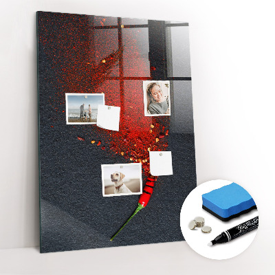 Magnetic erase board Paprika Powder