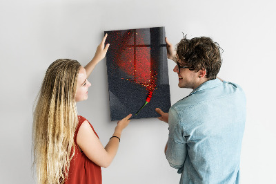 Magnetic erase board Paprika Powder