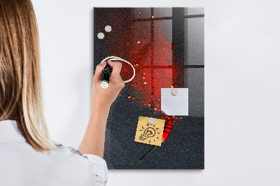 Magnetic erase board Paprika Powder