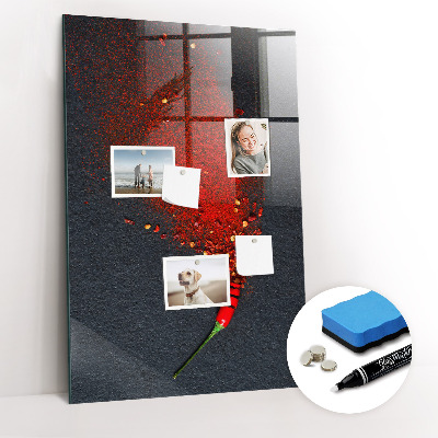 Magnetic erase board Paprika Powder